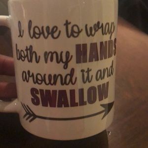 Dining - Brand new 12oz coffee cup funny saying. Dining - Brand new 12oz coffee cup funny saying.